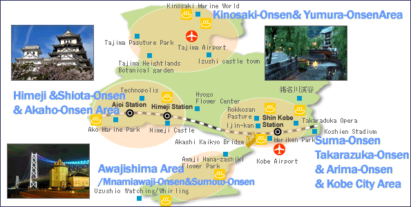 Hyogo Sightseeing Map
