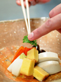 Exquisite presentation of food on the plate