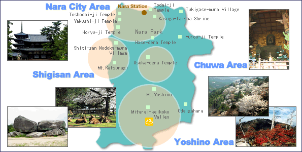 Nara Sightseeing Map